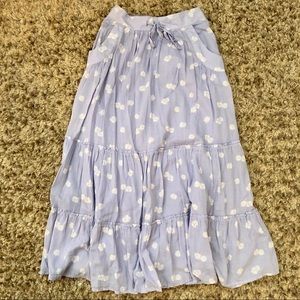 Old Navy floral maxi skirt